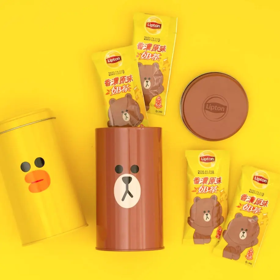 熊大控必收！「立頓 X Line Friends」祭出限定公仔組　超療癒「莎莉、兔兔」杯緣子讓你超想敗！