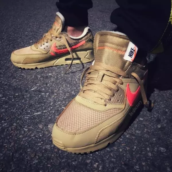 疑似 Off-White™ X Nike Air Max 90 新配色曝光！網友：拜託 Virgil 放過我的薪水吧⋯⋯