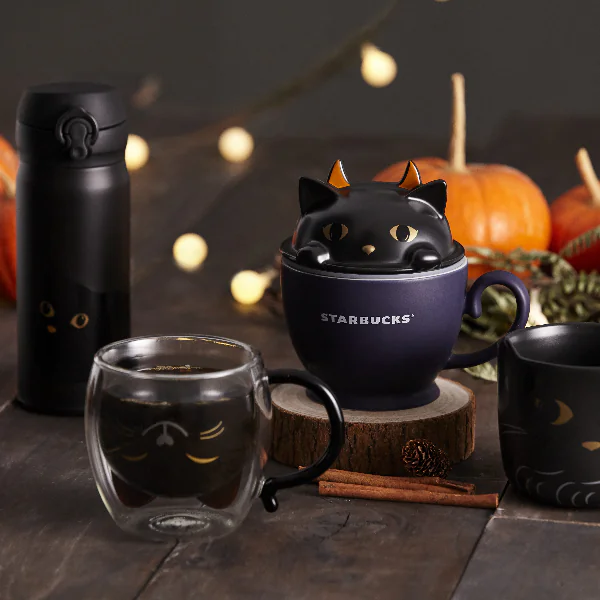 與小惡魔黑貓一起玩捉迷藏！星巴克推出萬聖節限定商品 讓貓奴無法抗拒！