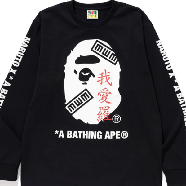 大字的「我愛羅」！A Bathing Ape X 火影忍者全新聯名款式曝光！