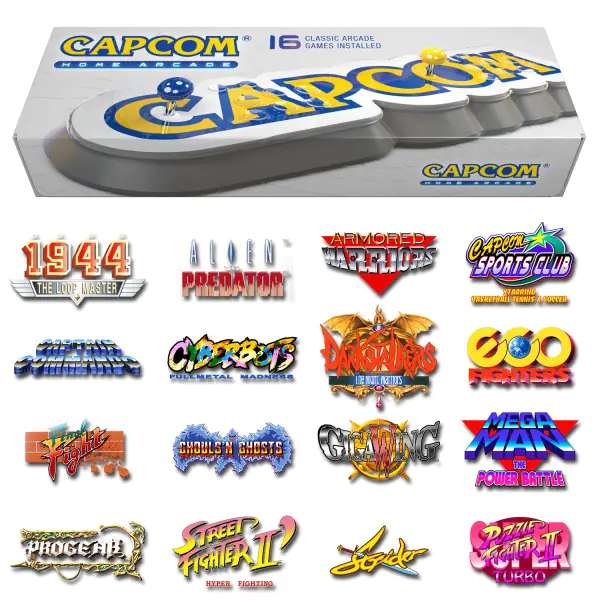 電視也能打街機！卡普空推出「Capcom Home Arcade」電視主機　16款街機遊戲任你玩