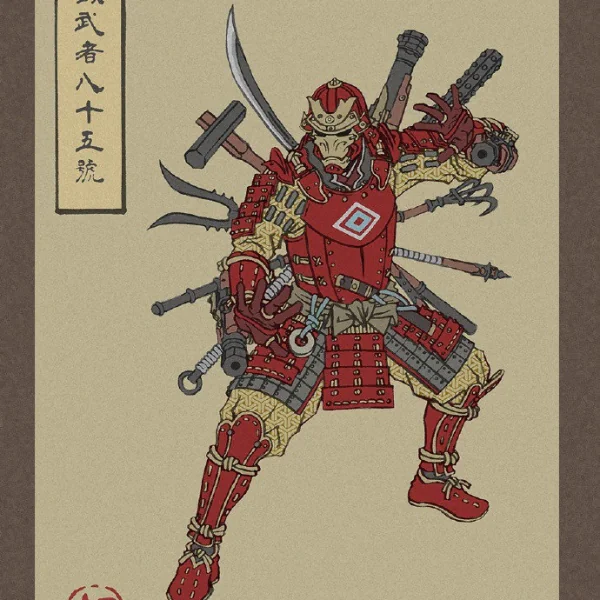 鋼鐵人帥爆！日本粉絲繪製《復仇者聯盟 4 》浮世繪版　漫威影迷狂讚：太酷了！