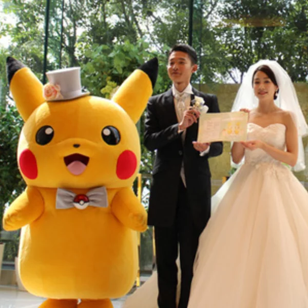 不輸迪士尼的夢幻！精靈寶可夢官方授權「主題婚禮」曝光　兩隻皮卡丘可愛引領新人出場！