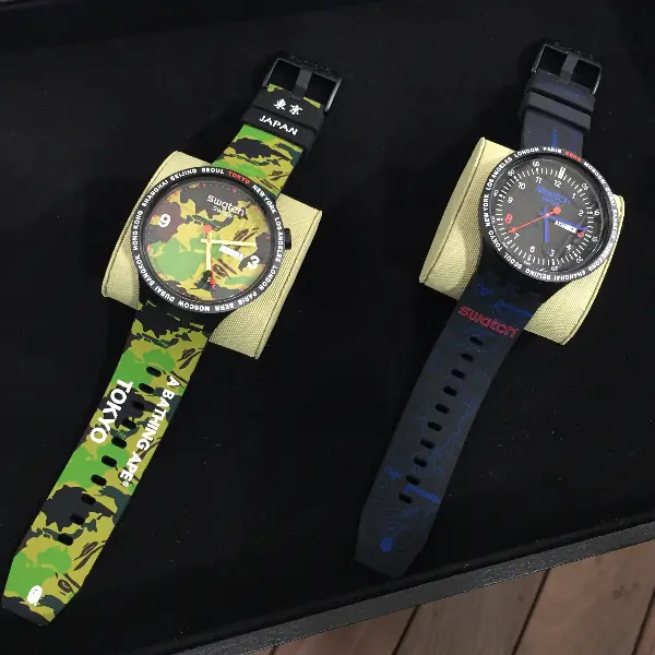 搶先直擊 / 本年度最帥聯名！ SWATCH 出狠招與 BAPE 攜手推出世紀大作　網友：「這沒搶到我真的會哭」