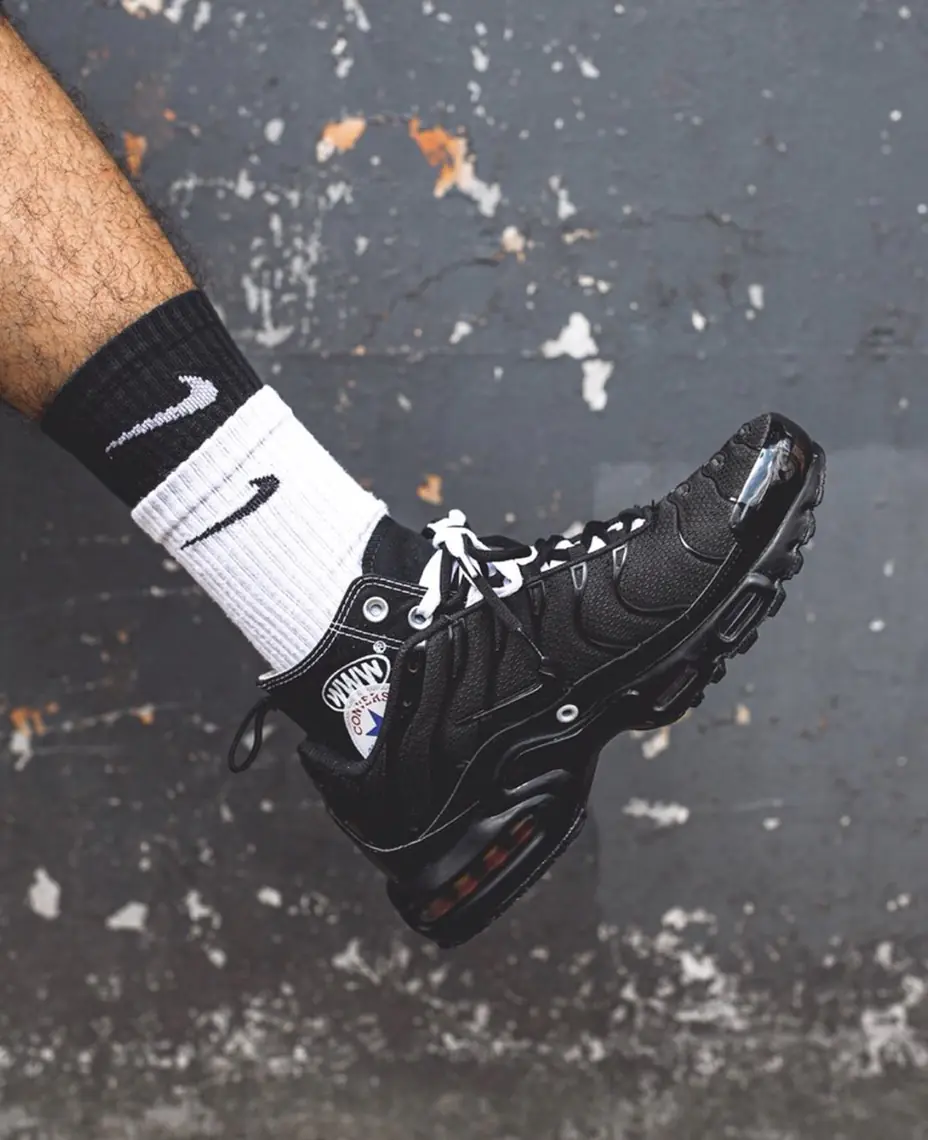 Nike x Converse 終於來了？Air Max Tn 混搭 1970 鞋筒根本帥炸　鞋迷：「一鞋抵兩鞋」