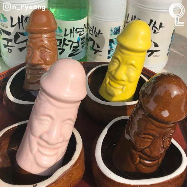 確定不是情趣用品！？韓國濟州島驚見「屌型藥酒」　喝了真的會站起來～