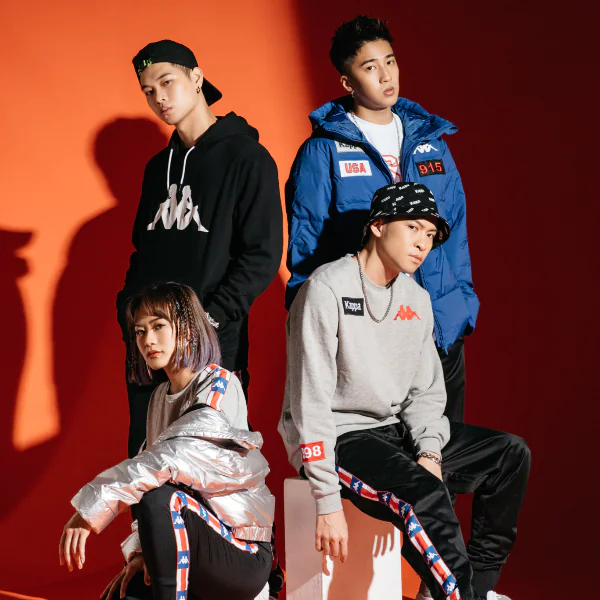 跟上「CHING G SQUAD」詮釋Kappa經典潮流新態度! 教你如何穩坐王者寶座~輕鬆潮出新高度!