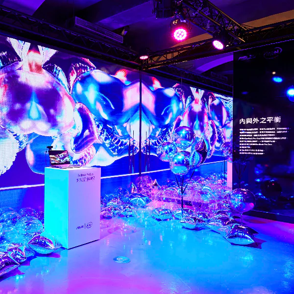ZenBook Pro Duo互動藝術展，網美打卡最佳去處，新媒體藝術家王宗欣、美力大使林予晞力推