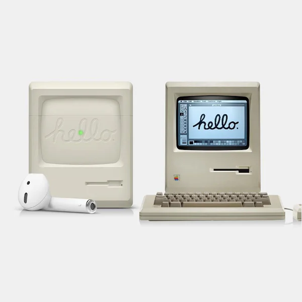 當果粉就要粉的徹底！AirPods 保護套注入麥金塔超經典設計