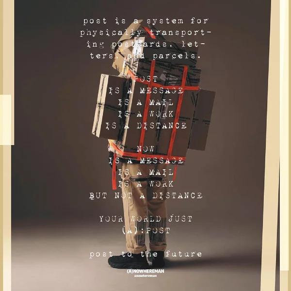 (A)NOWHEREMAN 2019 秋冬最新 LOOKBOOK 發佈， “(A):POST” 郵政系統主題官網解摩斯電碼還能拿獎勵！