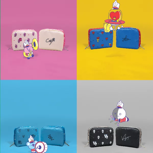 萌度破表！BT21 x LeSportsac聯名系列包款