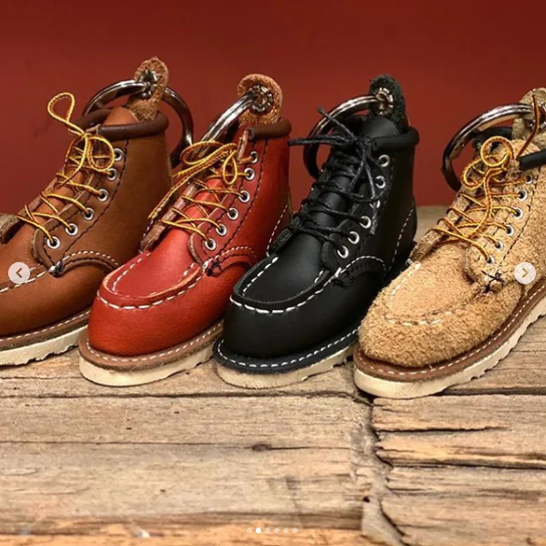 太可愛！日本 Red Wing 推出「迷你皮靴扭蛋」，掛在鑰匙圈上瞬間潮度破表！