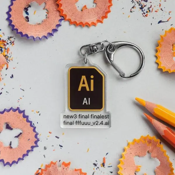 設計師共通的痛？國外推出 Photoshop、AI 爆笑鑰匙圈，充滿恨意的「檔名」有亮點！