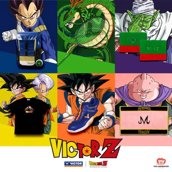 最強羽球裝備現身！  VICTOR x《七龍珠Z》聯名授權商品限量發售