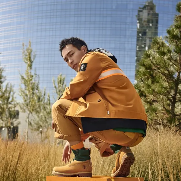 楊祐寧穿上Timberland春夏系列化身「地球英雄」，用時尚捍衛自然！