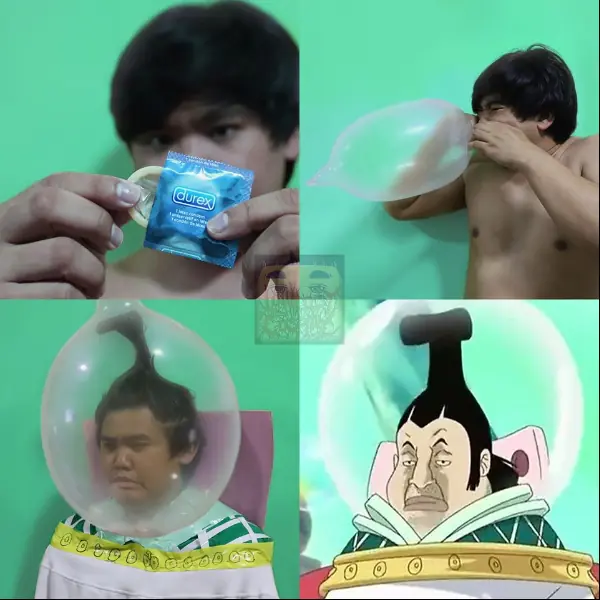 泰國小哥教你如何低成本 Cosplay《航海王》天龍人？網友笑翻：「他根本是天才！」