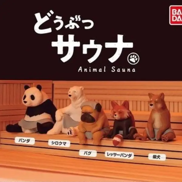 陪你一起懷疑人生～編輯激推 3 款「療癒系動物扭蛋」，熊貓洗三溫暖的姿勢也太害羞！