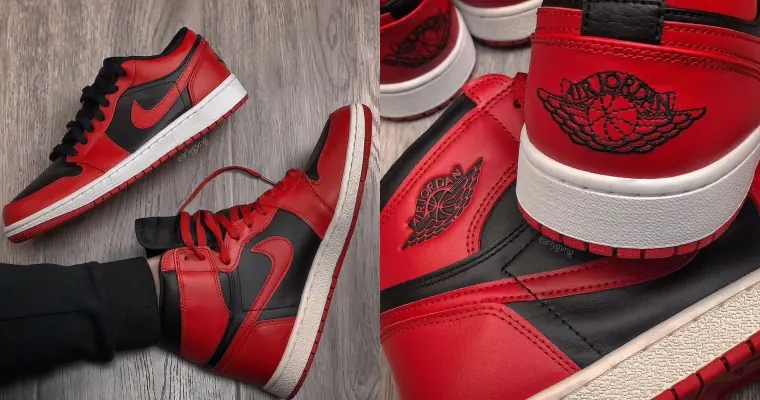 一半售價卻有同等的帥！Air Jordan 1 Low「經典黑紅」準備釋出，這雙不入手是要當球鞋傻逼嗎？